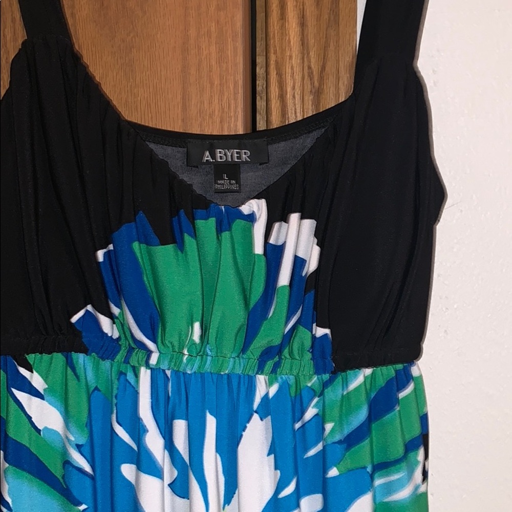 JcPenney black chiffon padded dress